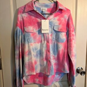 The dyed button up shirt